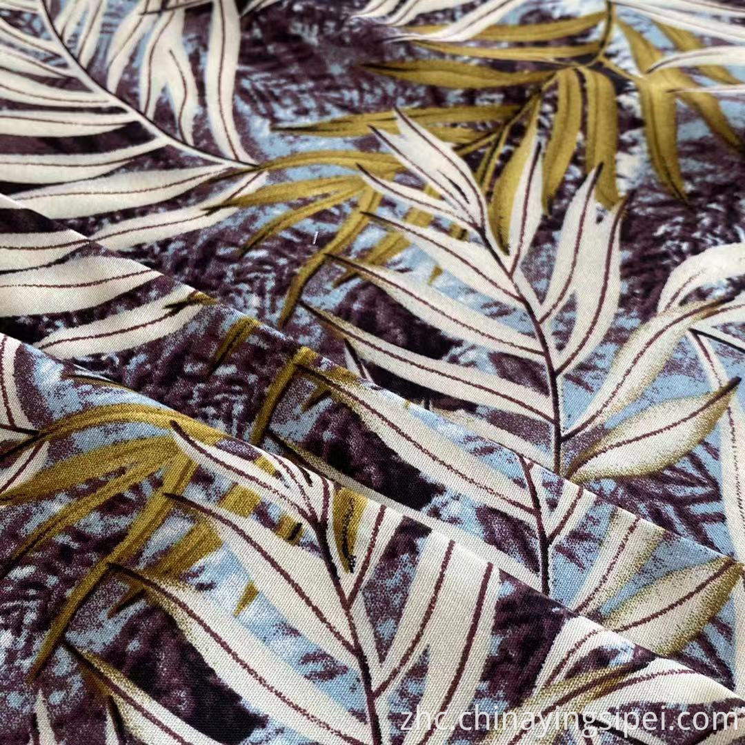 ISP纺织品45s软挑战丝rayon面料普通织物人造丝图印刷tecido粘液材料粘胶100％人造丝面料